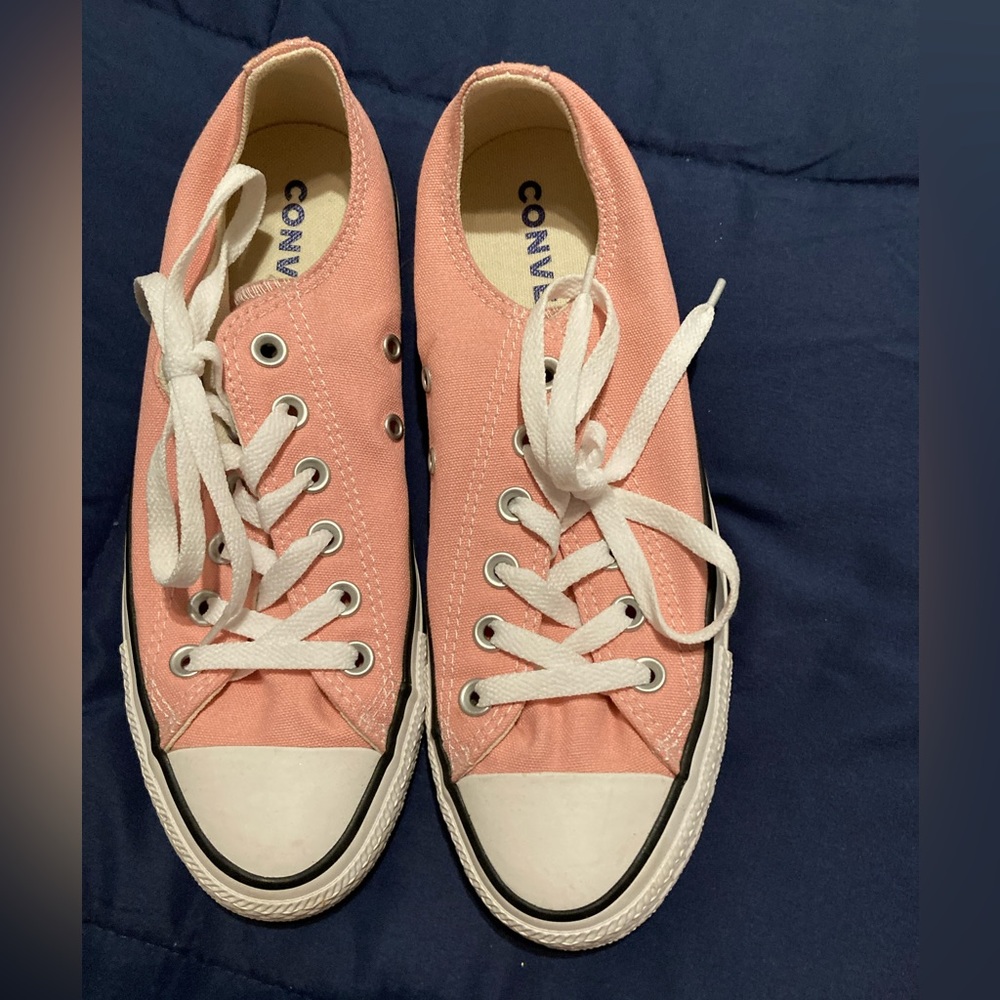 Pink Converse, size 8